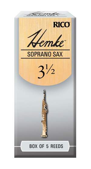 Frederick L. Hemke Soprano Saxophone Reeds, Strength 3.5, 5 Pack