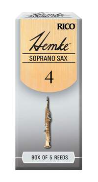 Frederick L. Hemke Soprano Saxophone Reeds, Strength 4.0 , 5 Pack