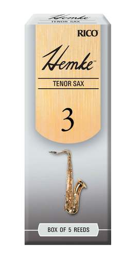 Frederick L. Hemke Organic Tenor Saxophone Reeds, Strength 3.0, 5 Pack