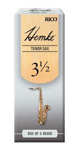 Frederick L. Hemke Organic Tenor Saxophone Reeds, Strength 3.5, 5 Pack