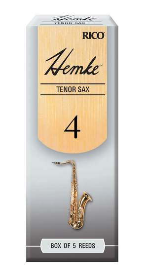 Frederick L. Hemke Tenor Saxophone Reeds, Strength 4.0, 5 Pack