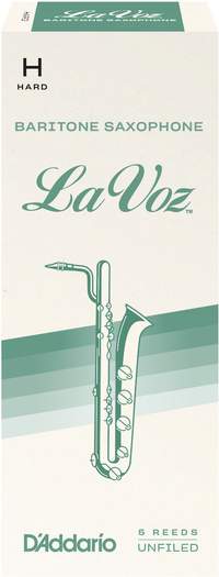 La Voz Baritone Saxophone Reeds, Hard, 5 Pack