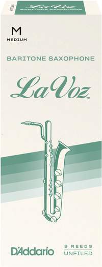La Voz Baritone Saxophone Reeds, Medium, 5 Pack