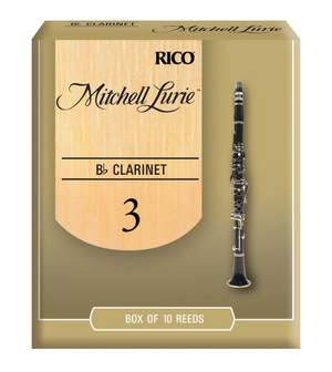 Mitchell Lurie Bb Clarinet Reeds, Strength 3.0, 10 Pack