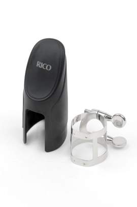 Rico Ligature & Cap, Soprano Saxophone, Nickel