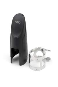 Rico Ligature & Cap, Tenor Saxophone (Hard Rubber), Nickel