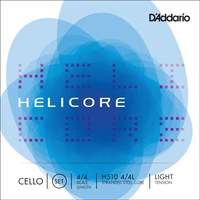D'Addario Helicore Cello String Set, 4/4 Scale, Light Tension