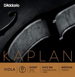 D'Addario Kaplan Forza Viola String Set, Short Scale, Medium Tension