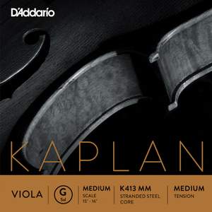 D'Addario Kaplan Forza Viola Single G String, Medium Scale, Medium Tension