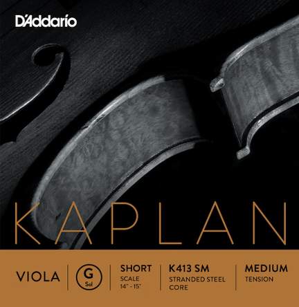 D'Addario Kaplan Forza Viola Single G String, Short Scale, Medium Tension