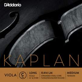 D'Addario Kaplan Forza Viola Single C String, Long Scale, Medium Tension