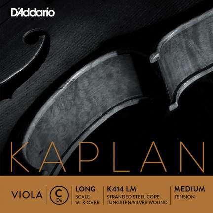 D'Addario Kaplan Forza Viola Single C String, Long Scale, Medium Tension