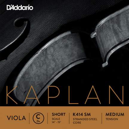 D'Addario Kaplan Forza Viola Single C String, Short Scale, Medium Tension