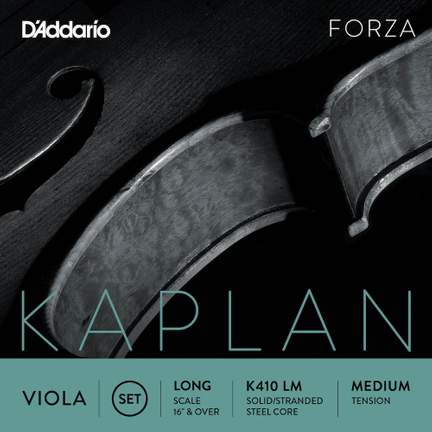 D'Addario Kaplan Forza Viola String Set, Long Scale, Medium Tension