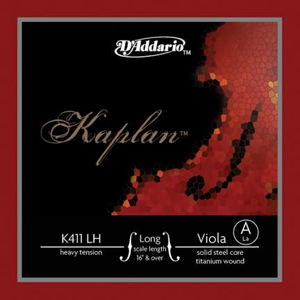D'Addario Kaplan Forza Viola Single A String, Long Scale, HeavyTension