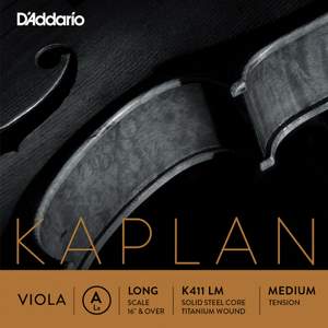 D'Addario Kaplan Forza Viola Single A String, Long Scale, Medium Tension