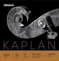 D'Addario Kaplan Solo Double Bass A String, 3/4 Scale, Medium Tension