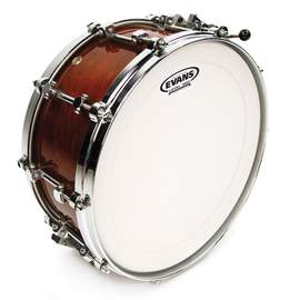 EVANS Orchestral Stacatto Coated White Snare Drum Head, 14 Inch
