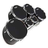 EVANS MX Black Marching Tenor Drum Head, 10 Inch