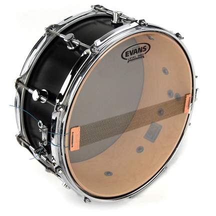 EVANS Clear 200 Snare Side Drum Head, 13 Inch