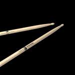 ProMark Classic Attack 7A Shira Kashi Oak Drumstick, Oval Wood Tip Product Image