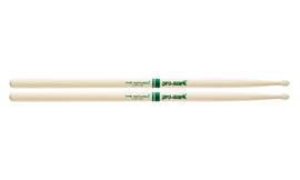 ProMark Classic Forward 7A Raw Hickory Drumstick, Oval Nylon Tip