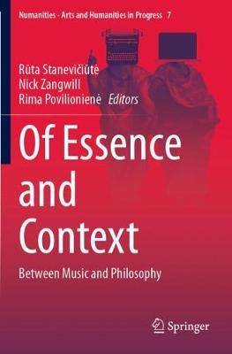 Of Essence and Context: Between Music and Philosophy
