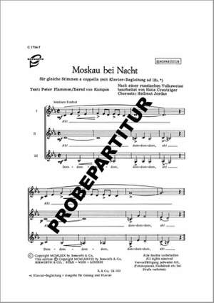 H. Jordan: Moskau bei Nacht