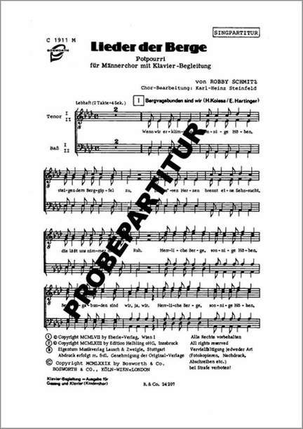 Lieder der Berge