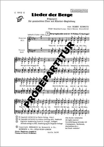 Lieder der Berge