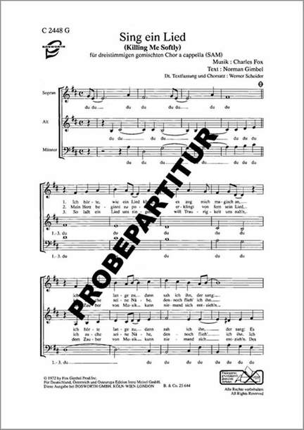 Sing ein Lied