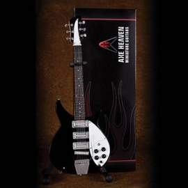 Axe Heaven Black Ric Sullivan Mini Guitar Replica