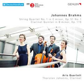 Johannes Brahms: String Quartet No. 1 & Clarinet Quintet, Op. 115