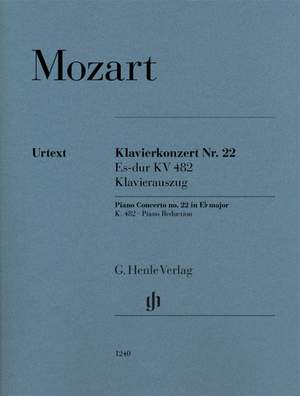Mozart, Wolfgang Amadeus: Piano Concerto no. 22 in E flat major KV 482