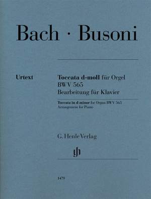 Bach, Johann Sebastian/Busoni, Ferruccio: Toccata in D minor for Organ BWV565 
