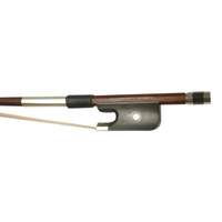 D.Bass Bow Strong Round Half Ebony 4/4 French Pattern