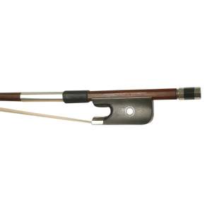 D.Bass Bow Strong Round Half Ebony 4/4 French Pattern