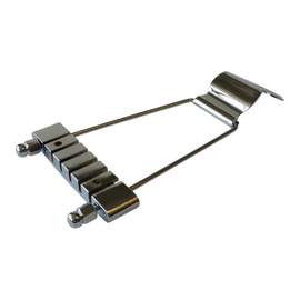 Acoustic Guitar Tailpiece Chrome Plated