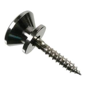 Guitar End Pin Small Chrome Plated With Screw