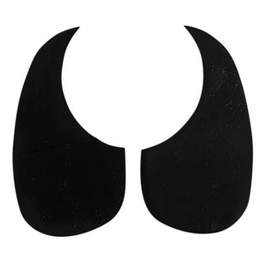 Folk Guitar Scratchplate Left Hand, Teardrop, Black