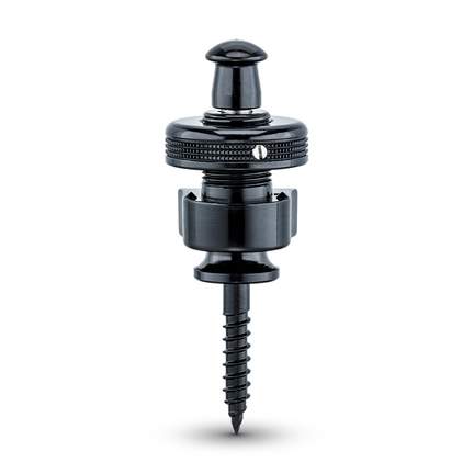 Schaller Guitar S-Lock Pair Black Chrome