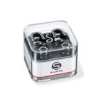 Schaller Guitar S-Lock Pair Black Chrome Product Image