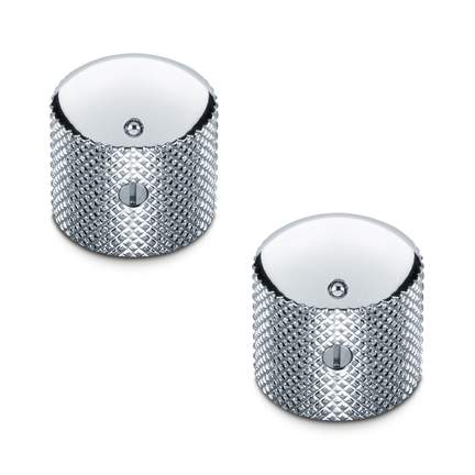 Schaller Control Knob Brass, 18mm, Chrome