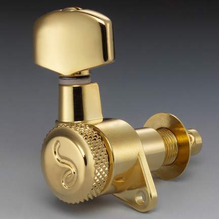 Schaller Guitar Machine Head M6 Back Locking Gold