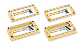 Schaller Pick Up Surround Gold Arched Top 1/2in