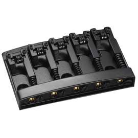 Schaller Guitar 3-D 5 String Bass Bridge Tailpiece Black
