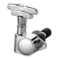 Schaller Guitar Machine Head M6La Vintage Nickel 6L Step Button