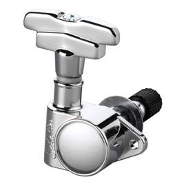 Schaller Guitar Machine Head M6La Vintage Nickel 6L Step Button