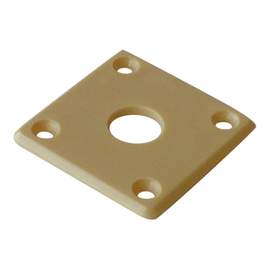 Guitar Jackplate LP  Cream Plastic