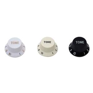 Guitar Control Knob SC Type Tone Vintage White